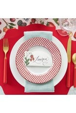 Hester & Cook French Frame Die-cut Placemats 12ct Red