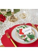 Hester & Cook French Frame Die-cut Placemats 12ct Red