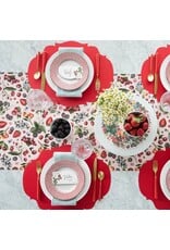 Hester & Cook French Frame Die-cut Placemats 12ct Red