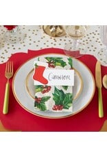 Hester & Cook French Frame Die-cut Placemats 12ct Red