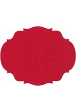 Hester & Cook French Frame Die-cut Placemats 12ct Red