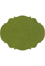 Hester & Cook French Frame Die-cut Placemats 12ct Green