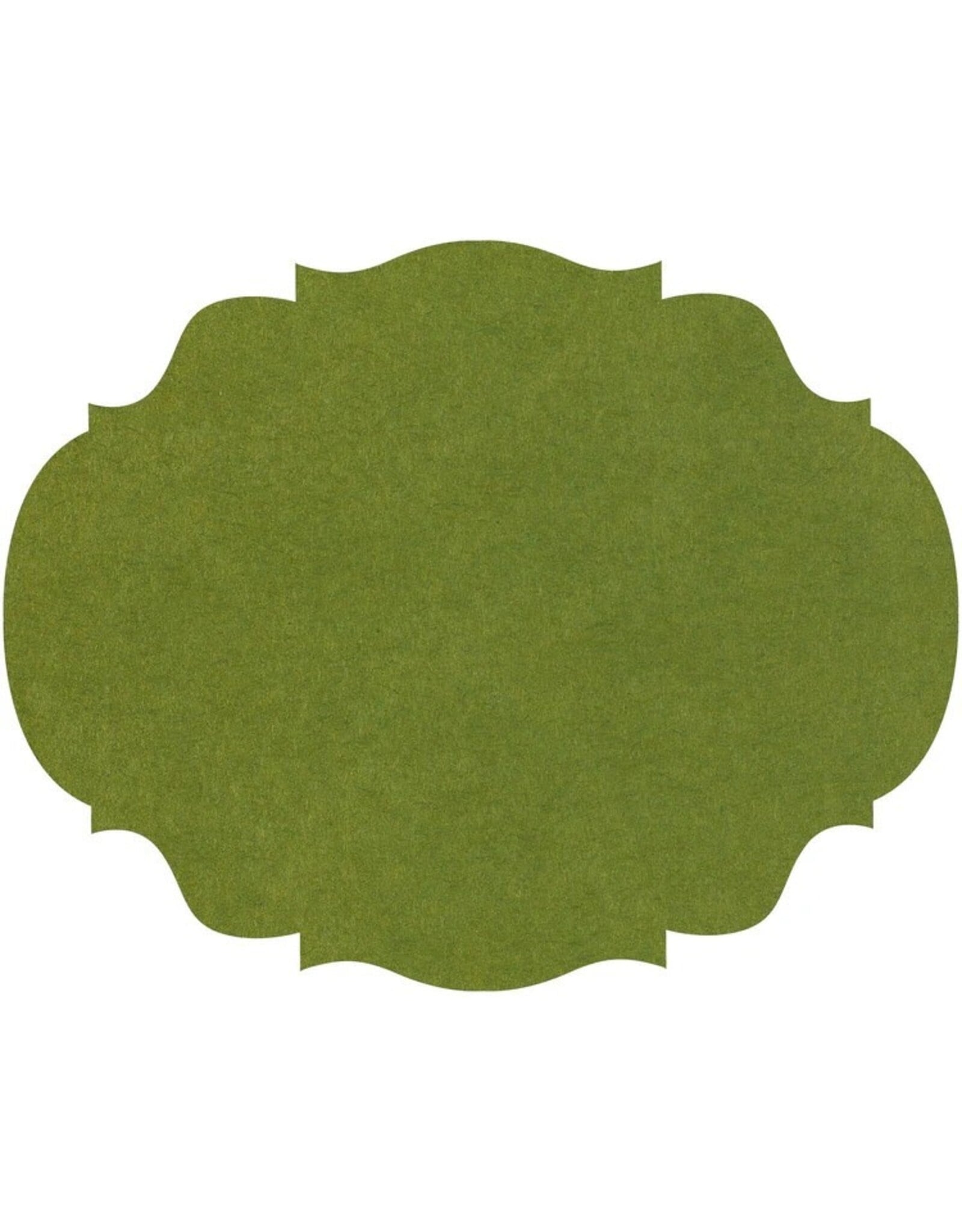 Hester & Cook French Frame Die-cut Placemats 12ct Green