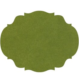 Hester & Cook French Frame Die-cut Placemats 12ct Green