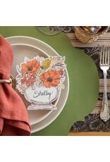 Hester & Cook French Frame Die-cut Placemats 12ct Green