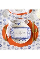 Hester & Cook French Frame Die-cut Placemats 12ct Pumpkin Orange