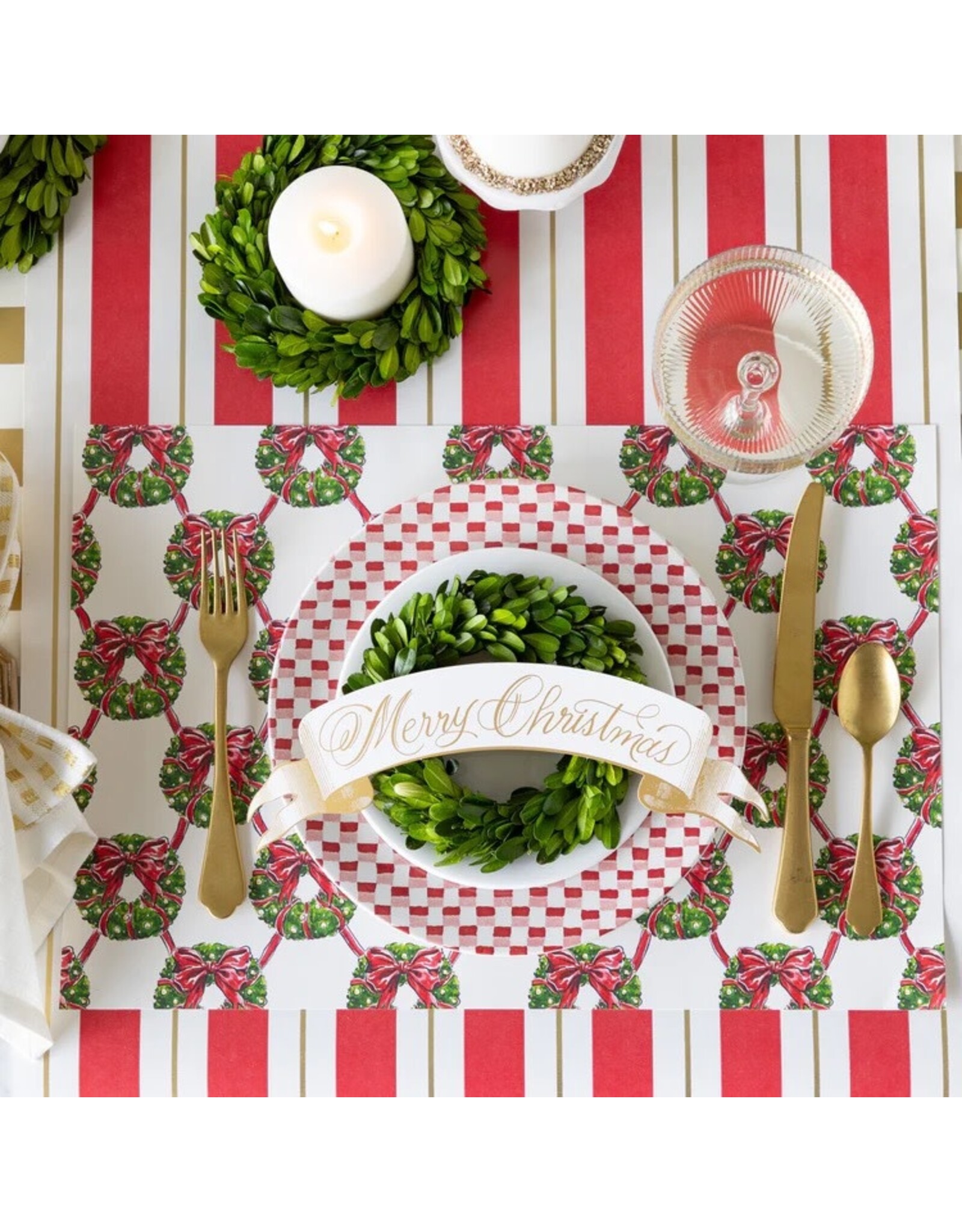 Hester & Cook Banner Table Accent 12pk Merry Christmas