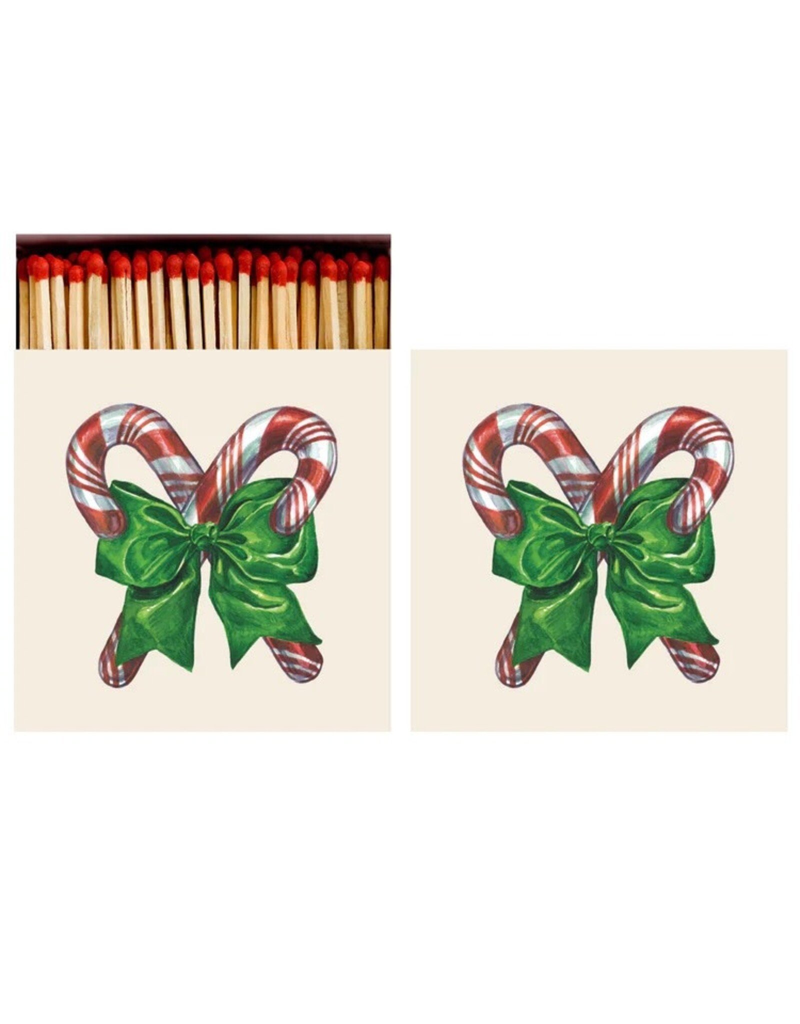 Hester & Cook Candy Cane Matches Box of 60