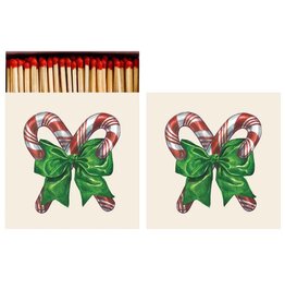 Hester & Cook Candy Cane Matches Box of 60