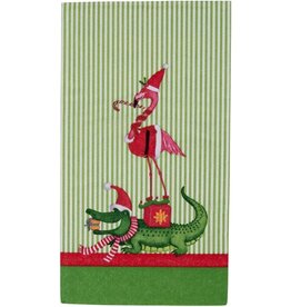 Caspari Christmas Guest Towel Napkins 15pk Zooey Christmas