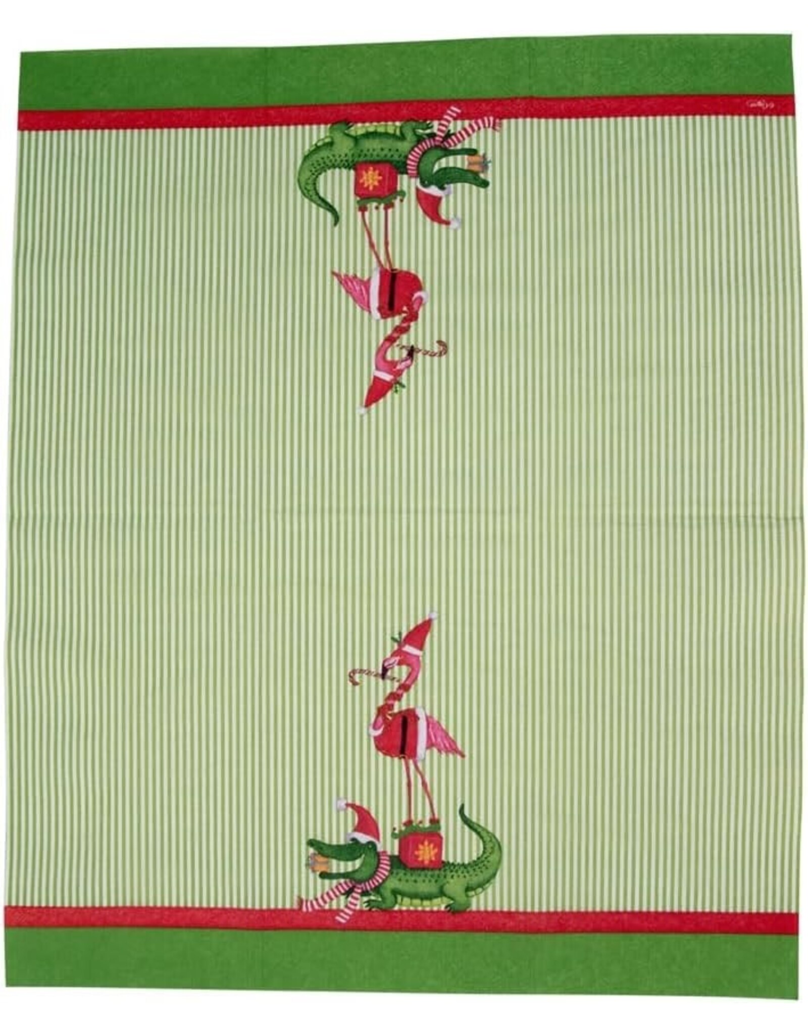 Caspari Christmas Guest Towel Napkins 15pk Zooey Christmas