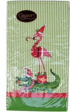 Caspari Christmas Guest Towel Napkins 15pk Zooey Christmas