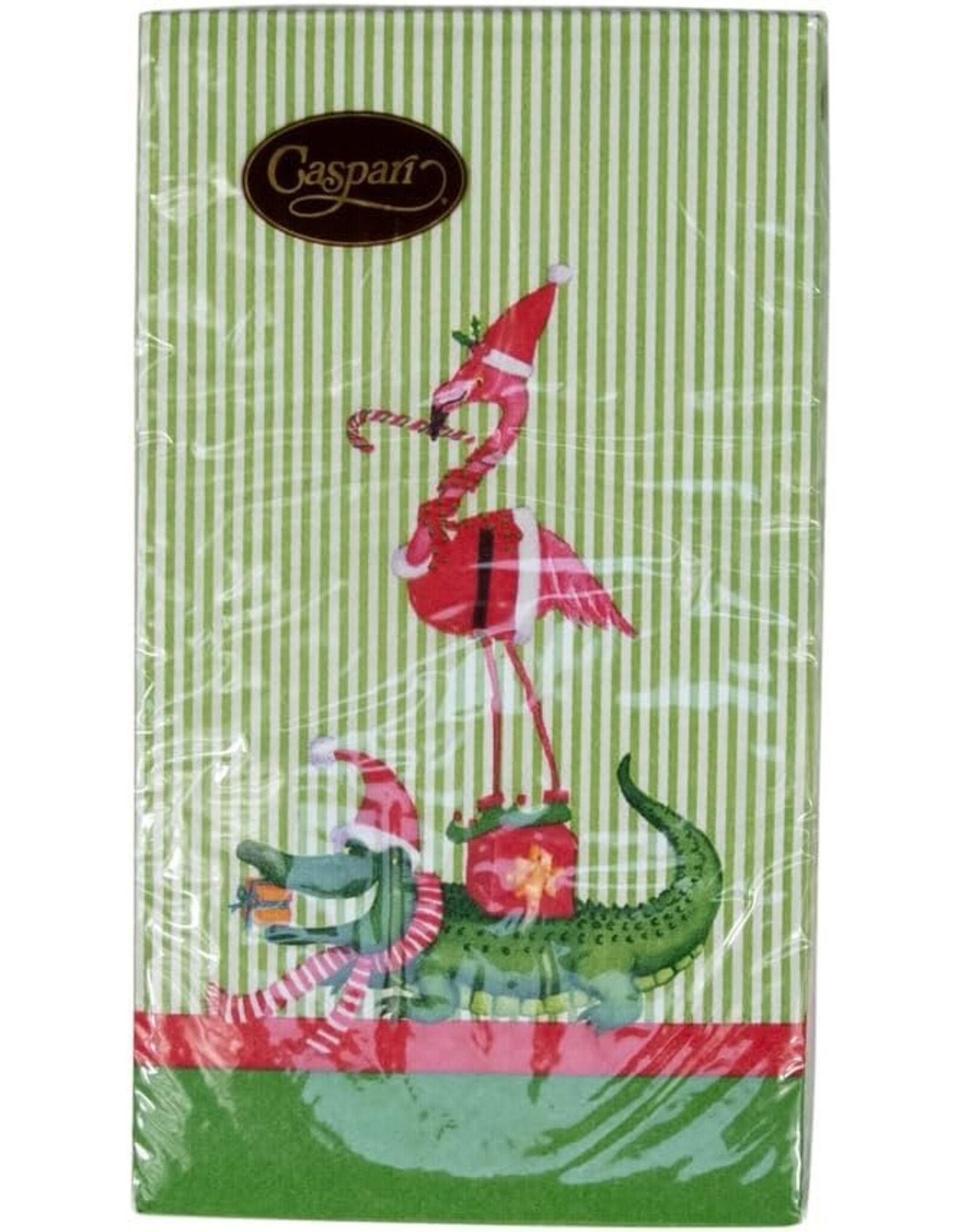 Caspari Christmas Guest Towel Napkins 15pk Zooey Christmas