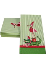 Caspari Christmas Guest Towel Napkins 15pk Zooey Christmas