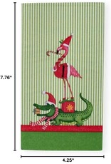 Caspari Christmas Guest Towel Napkins 15pk Zooey Christmas