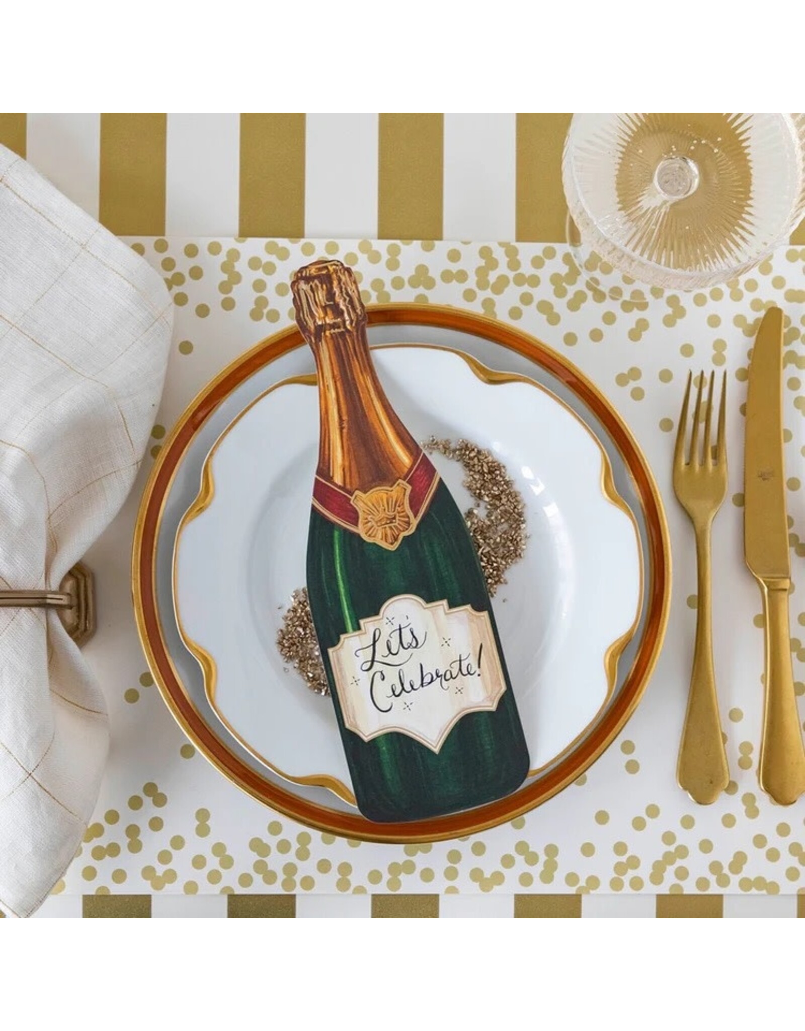 Hester & Cook Table Accents Place Cards Buffet Labels 12pk Champagne