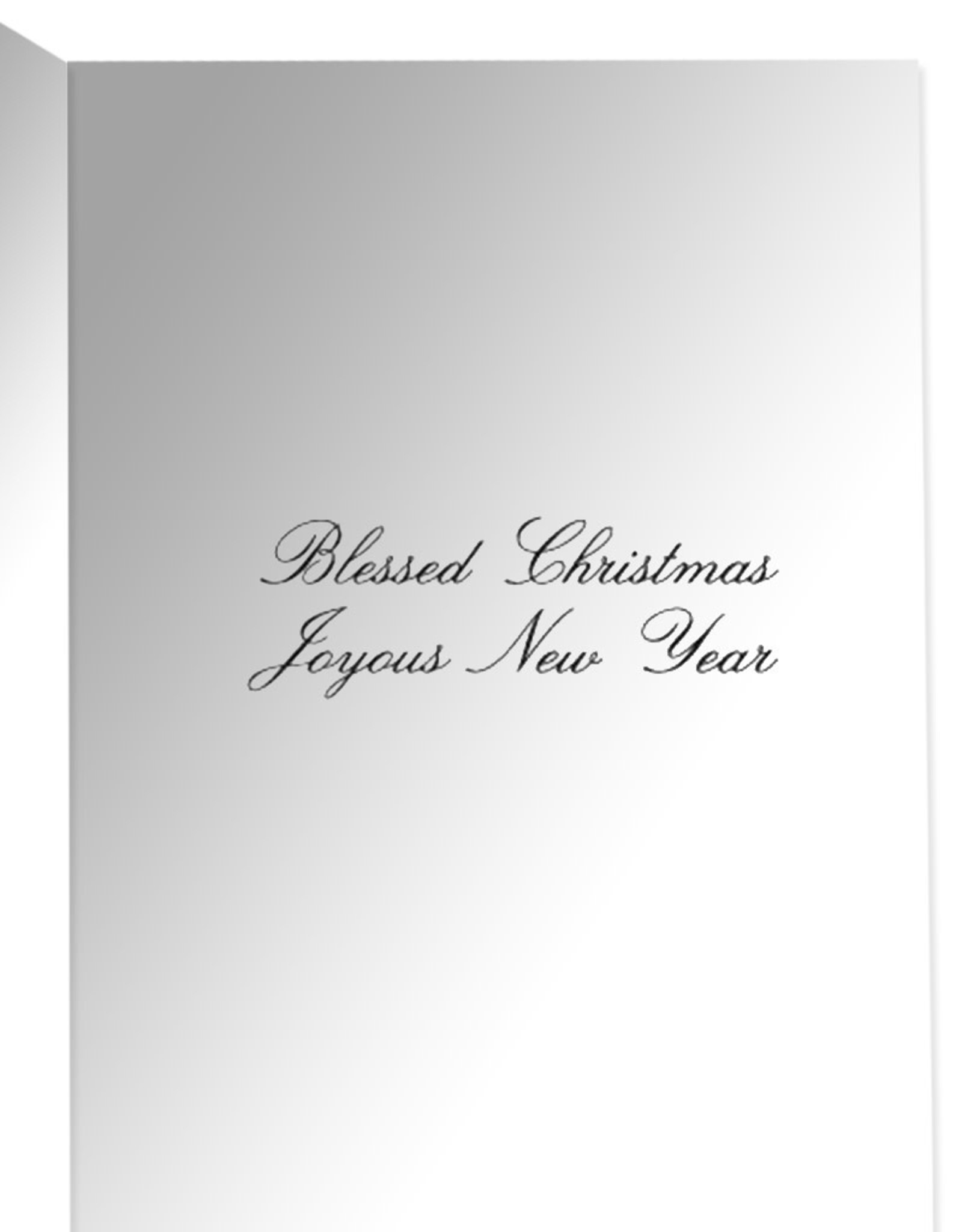 Caspari Boxed Christmas Cards 15pk Star and Creche Cards