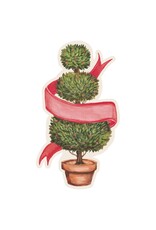 Hester & Cook Table Accents Place Cards Labels 12pk Christmas Topiary