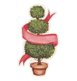 Hester & Cook Table Accents Place Cards Labels 12pk Christmas Topiary