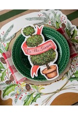 Hester & Cook Table Accents Place Cards Labels 12pk Christmas Topiary