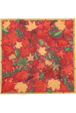 Caspari Thanksgiving Paper Cocktail Napkins 20pk Swirling Fall Leaves