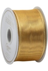 Caspari Ribbon 9 yrds 1.5W Inch Sheer Gold