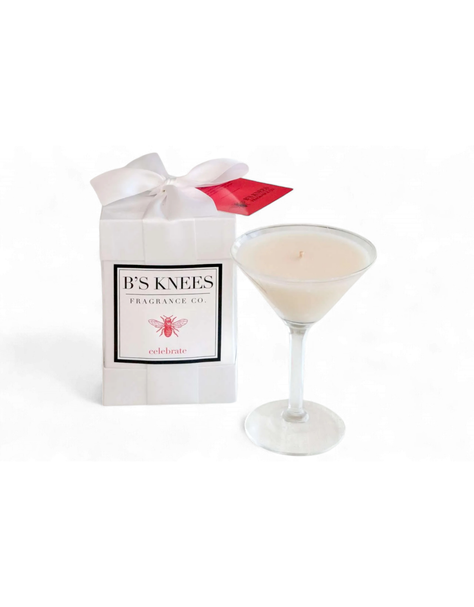 B's Knees Martini Glass Candles 1 Wick | Celebrate Martini Candle