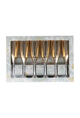 Caspari Celebration Crackers 6pk Champagne Flutes
