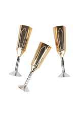 Caspari Celebration Crackers 6pk Champagne Flutes