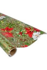Caspari Christmas Gift Wrapping Paper 8ft Christmas Garden Caspari Christmas Gift Wrapping Paper 8ft Christmas Garden