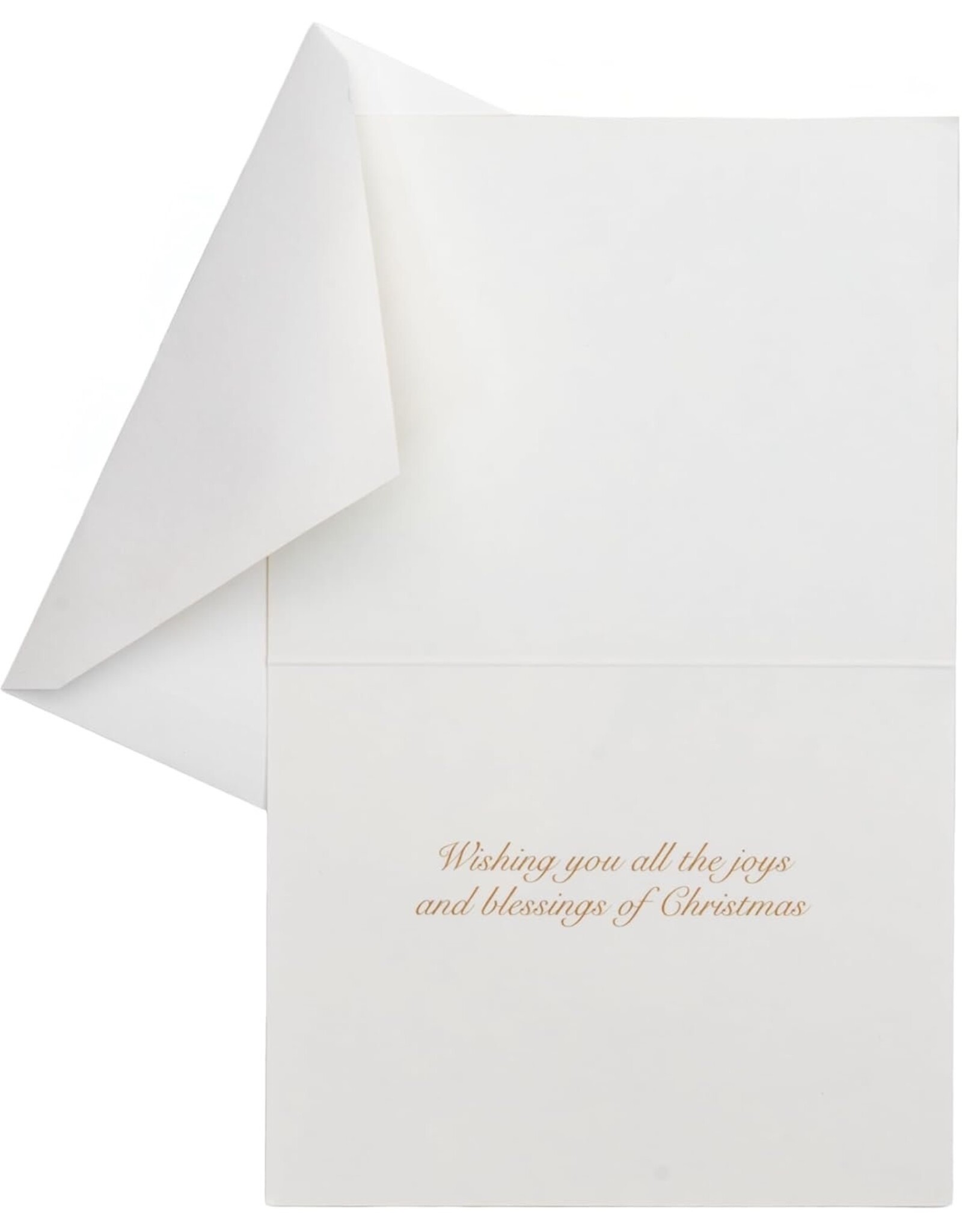 Caspari Boxed Christmas Cards 15pk Peaceful Creche Nativity