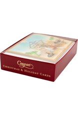 Caspari Boxed Christmas Cards 15pk Peaceful Creche Nativity Caspari Boxed Christmas Cards 15pk Peaceful Creche Nativity