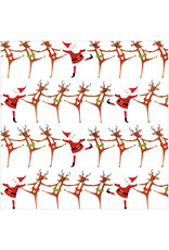 Caspari Christmas Wrapping Paper Roll 8ft Christmas Can Can Caspari Christmas Wrapping Paper Roll 8ft Christmas Can Can