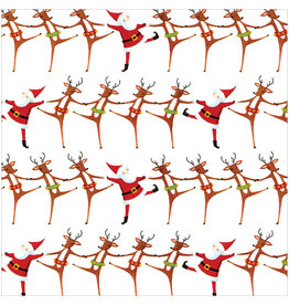 Caspari Christmas Wrapping Paper Roll 8ft Christmas Can Can Caspari Christmas Wrapping Paper Roll 8ft Christmas Can Can