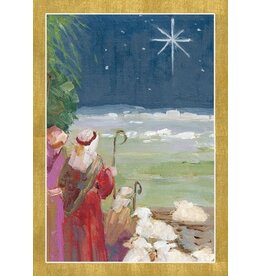 Caspari Boxed Christmas Cards 15pk The Shepherds Field Caspari Boxed Christmas Cards 15pk The Shepherds Field