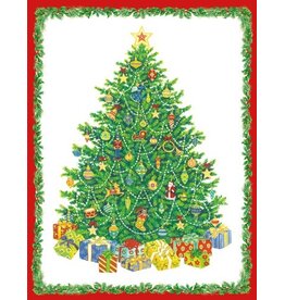 Caspari Boxed Christmas Cards 15pk Christmas Tree Caspari Boxed Christmas Cards 15pk Christmas Tree