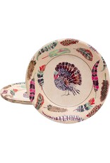 Caspari Thanksgiving Paper Salad Dessert Plates 8pk Plumage