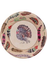 Caspari Thanksgiving Paper Salad Dessert Plates 8pk Plumage
