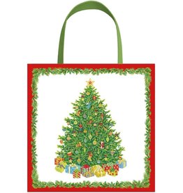 Caspari Christmas Gift Bag Small SQ 5.75x2.5D Christmas Tree Caspari Christmas Gift Bag Small SQ 5.75x2.5D Christmas Tree