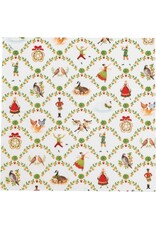 Caspari Christmas Paper Cocktail Napkins 20pk On The Twelfth Day Caspari Christmas Paper Cocktail Napkins 20pk On The Twelfth Day
