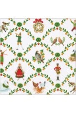 Caspari Christmas Paper Luncheon Napkins 20pk On The Twelfth Day Caspari Christmas Paper Luncheon Napkins 20pk On The Twelfth Day