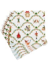Caspari Christmas Paper Luncheon Napkins 20pk On The Twelfth Day Caspari Christmas Paper Luncheon Napkins 20pk On The Twelfth Day