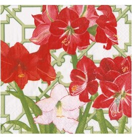 Caspari Christmas Paper Luncheon Napkins 20pk Amaryllis Conservatory Caspari Christmas Paper Luncheon Napkins 20pk Amaryllis Conservatory