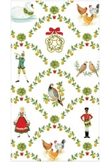 Caspari Christmas Guest Towel Napkins 15pk On The Twelfth Day Caspari Christmas Guest Towel Napkins 15pk On The Twelfth Day