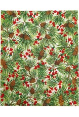 Caspari Christmas Guest Towel Napkins 15pk Evergreen and Berries Caspari Christmas Guest Towel Napkins 15pk Evergreen and Berries