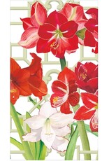 Caspari Christmas Guest Towel Napkins 15pk Amaryllis Conservatory Caspari Christmas Guest Towel Napkins 15pk Amaryllis Conservatory