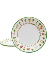 Caspari Christmas Paper Dinner Plates Round 8pk On the Twelfth Day Caspari Christmas Paper Dinner Plates Round 8pk On the Twelfth Day