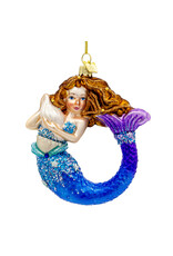 Kurt Adler Bellissimo Glass Mermaid 4.5 Inch Kurt Adler Bellissimo Glass Mermaid 4.5 Inch