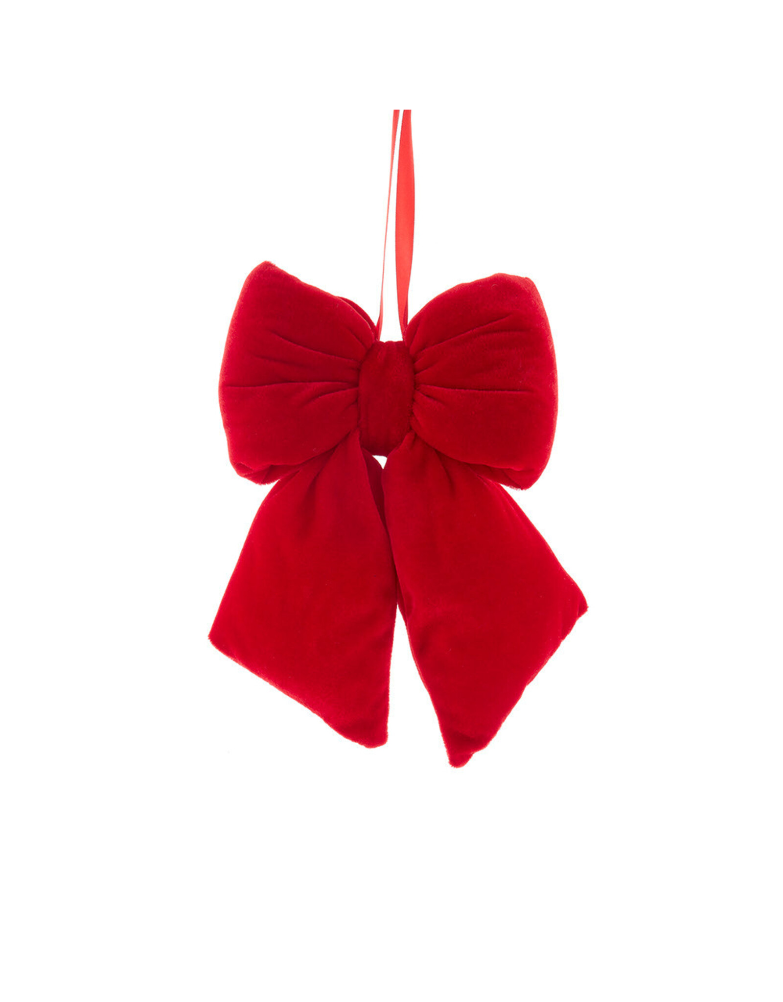 Kurt Adler Red Bow With Hanger 9x6x2 Inch