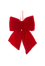 Kurt Adler Red Bow With Hanger 12x8x3 Inch